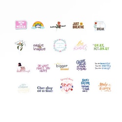 Factor Notes Quirky Quotes Sticker Pack of 20 Designs FN5119